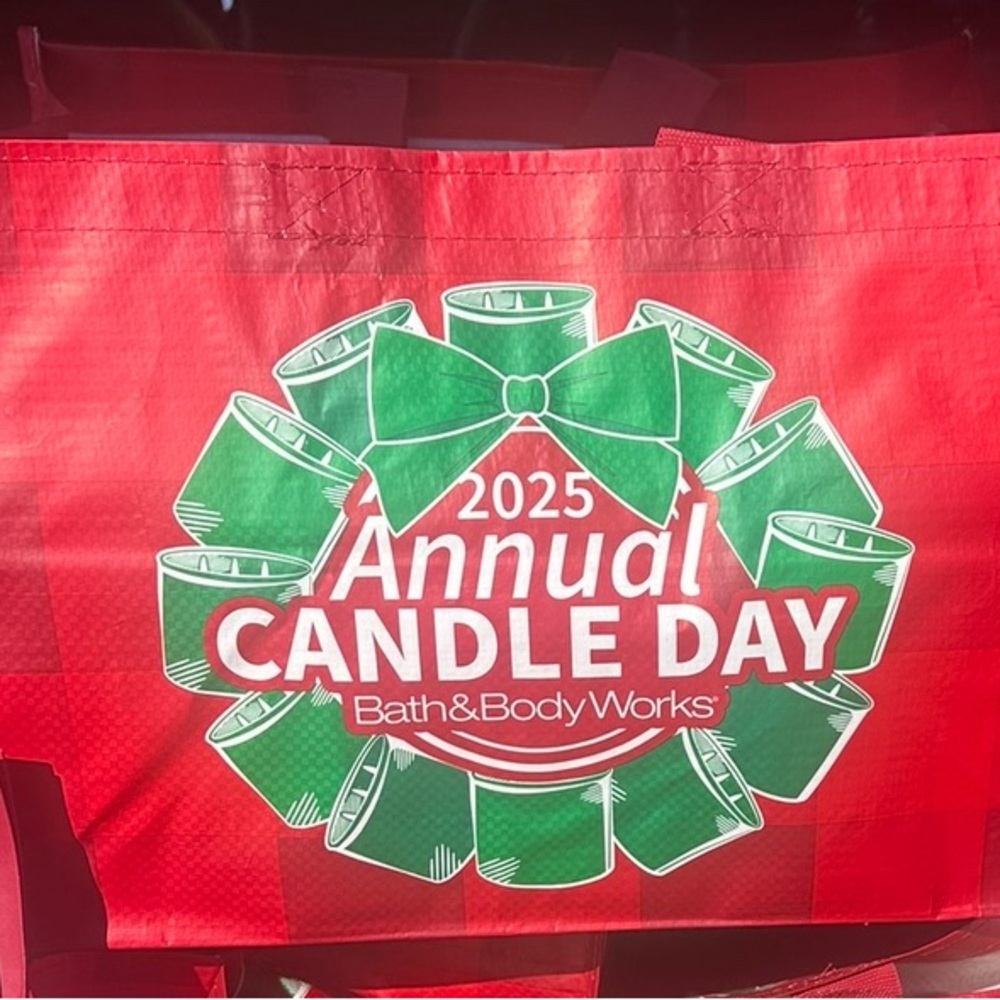 Bath & Body Works 2025 Annual Candle Day Reusable Tote Bag, limited edition